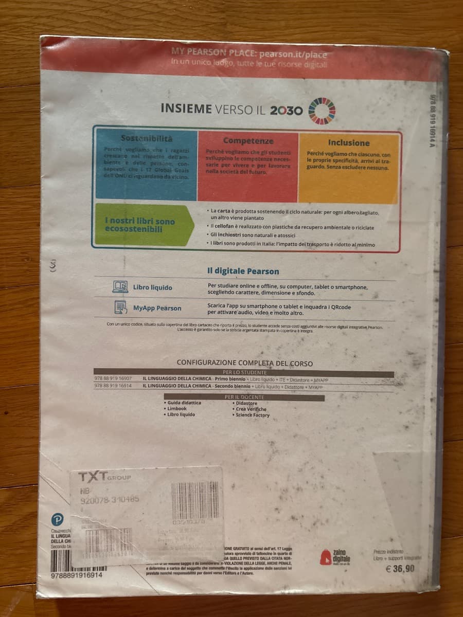LINGUAGGIO DELLA CHIMICA - SECONDO BIENNIO LS (IL) - foto 2
