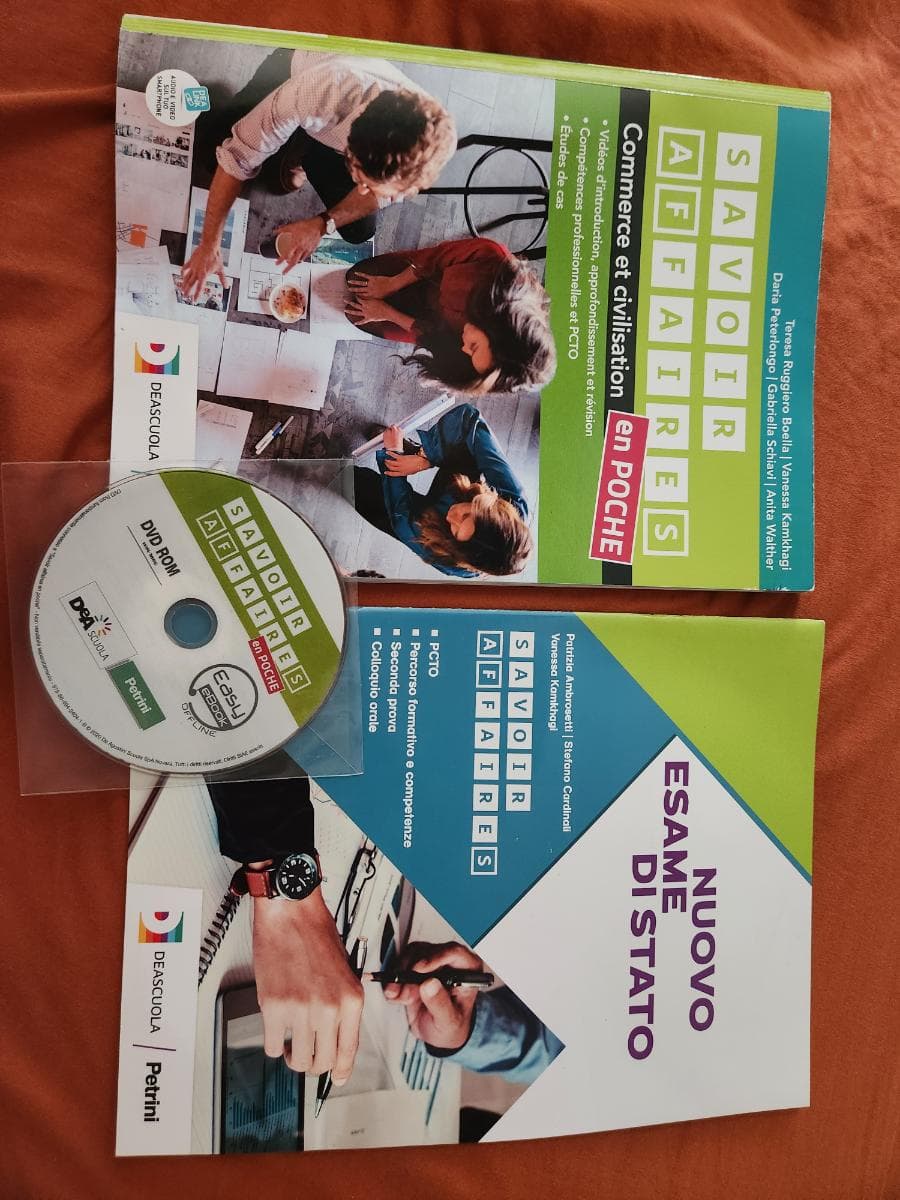 SAVOIR AFFAIRES EN POCHE-LIVRE DE L'ÉLÈVE+EASY EB SU DVD+EB+FSC N.ESAME STATO - foto 1