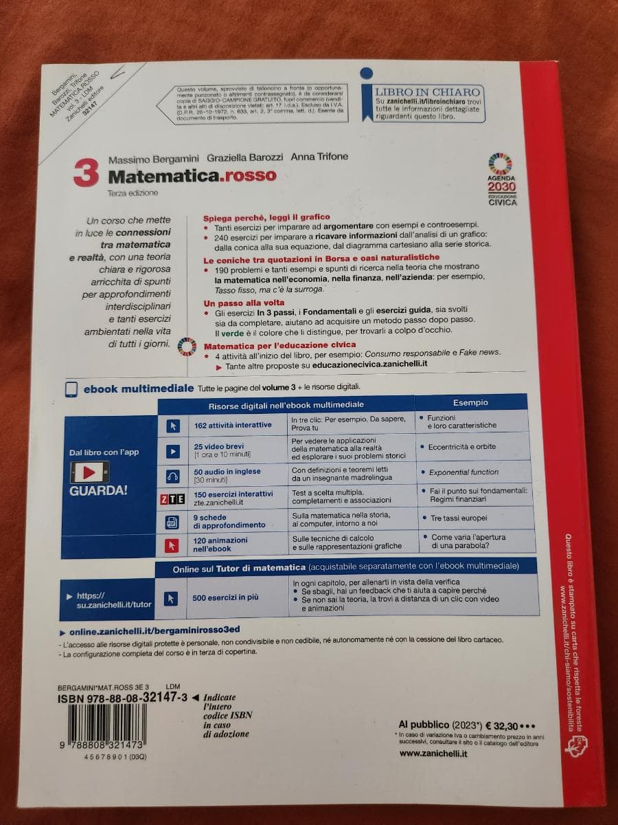 MATEMATICA.ROSSO 3ED - VOLUME 3 (LDM) - foto 2