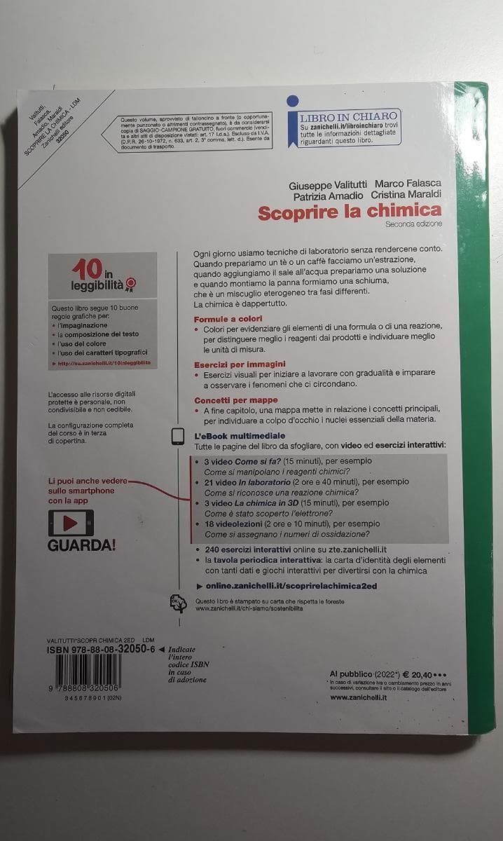 SCOPRIRE LA CHIMICA - VOLUME UNICO (LDM) - foto 2