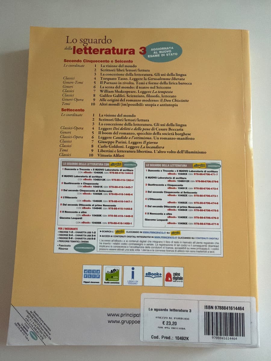 SGUARDO DELLA LETTERATURA 3 (LO) EDIZIONE AGGIORNATA - foto 2