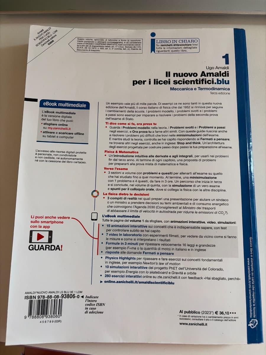 NUOVO AMALDI PER I LICEI SCIENTIFICI.BLU (IL) 3ED. - VOL. 1 (LDM) - foto 2