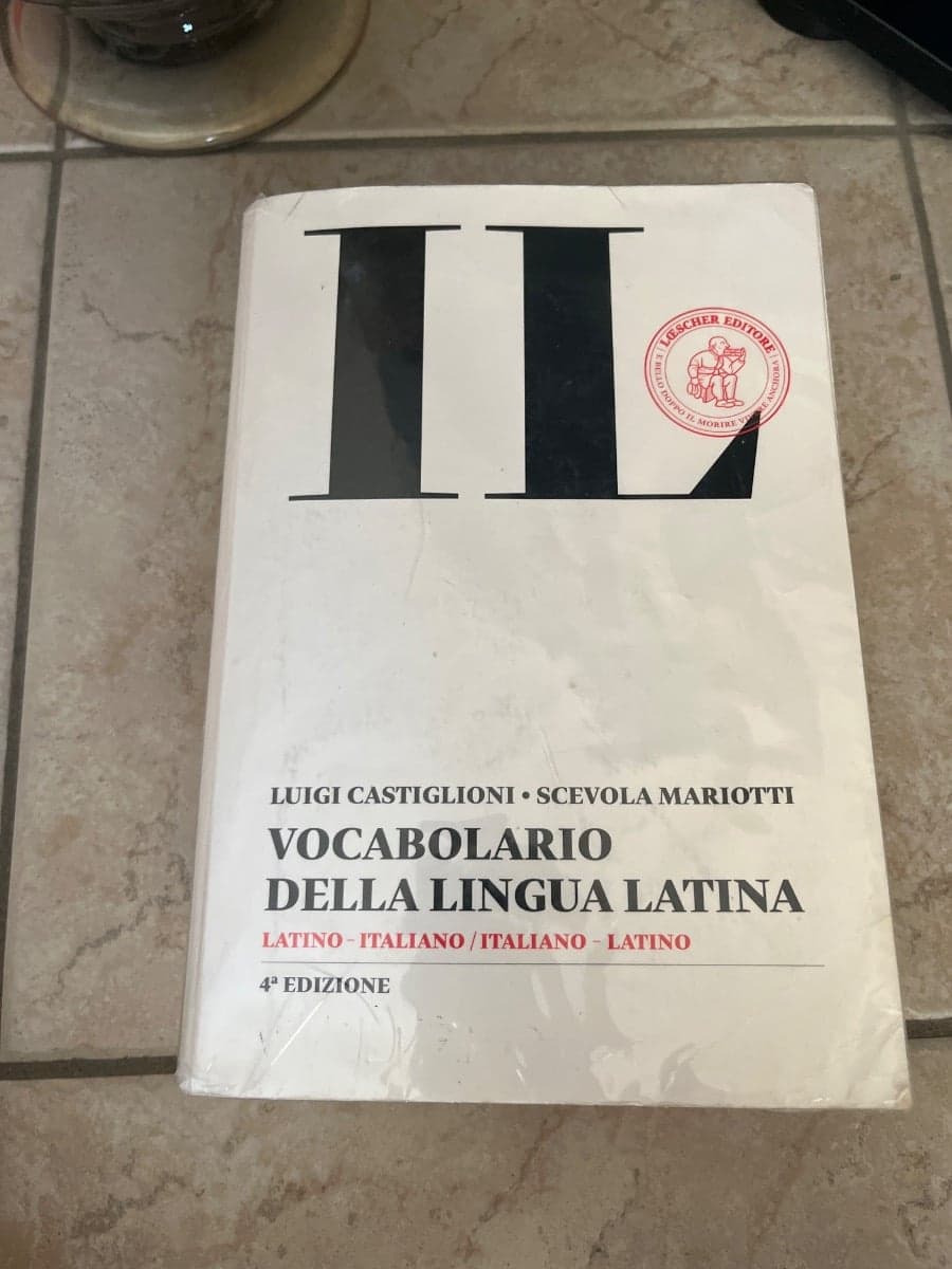 VOCABOLARIO DELLA LINGUA LATINA - foto 1