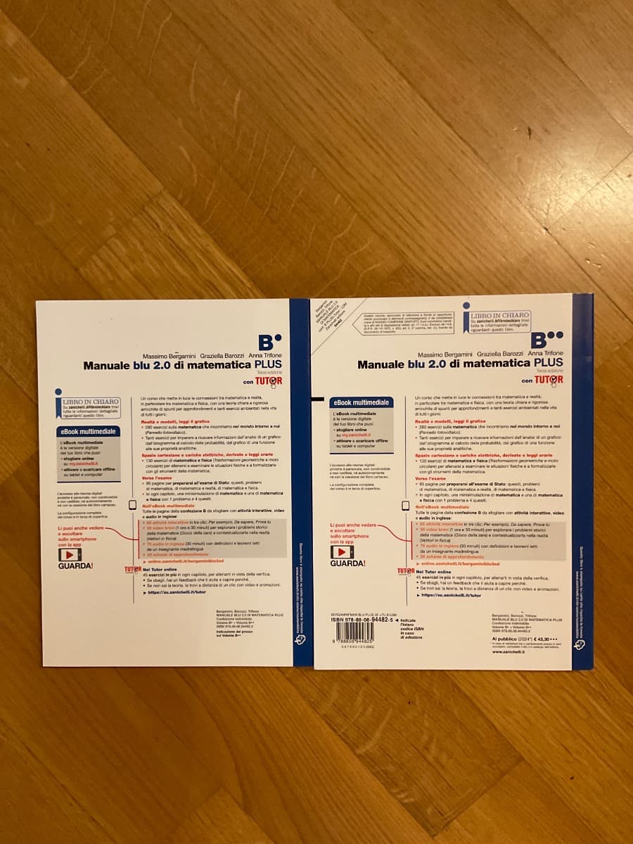 MANUALE BLU 2.0 DI MATEMATICA 3ED. - CONF. B PLUS CON TUTOR (LDM) - foto 2