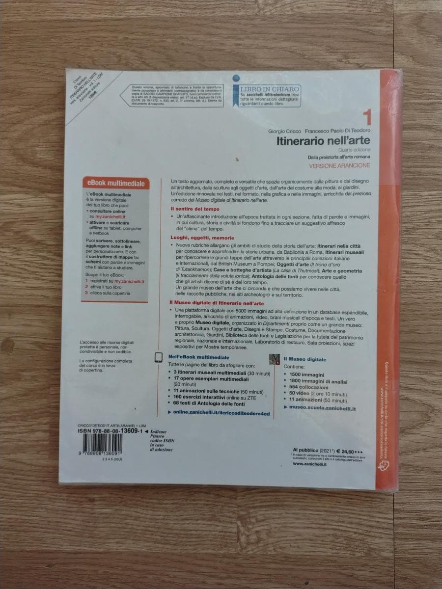 ITINERARIO NELL'ARTE 4A EDIZIONE VERSIONE ARANCIONE - VOL. 1 + MUSEO (LDM) - foto 2