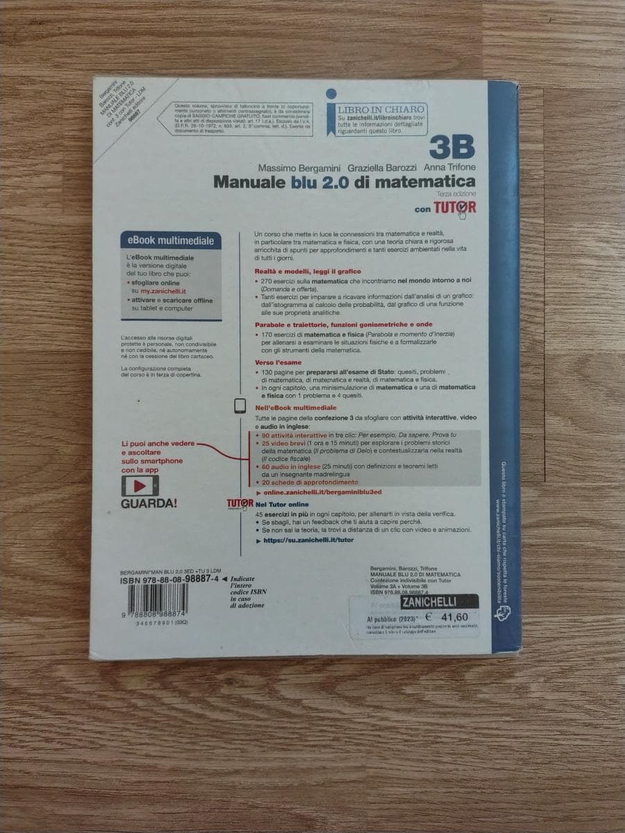 MANUALE BLU 2.0 DI MATEMATICA 3ED. - CONF. 3 CON TUTOR (LDM) - foto 2