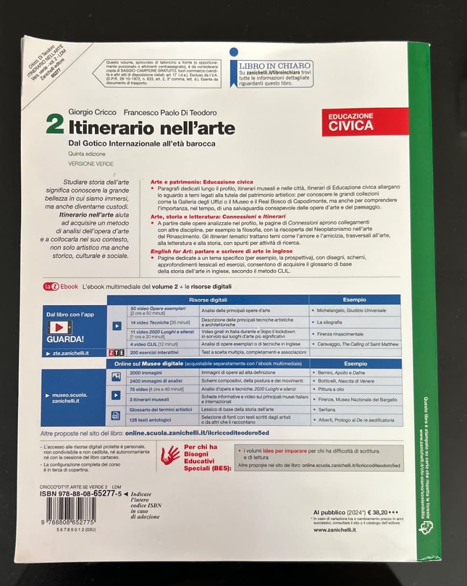 ITINERARIO NELL'ARTE EDIZIONE VERDE 5ED - VOLUME 2 (LDM) - foto 2