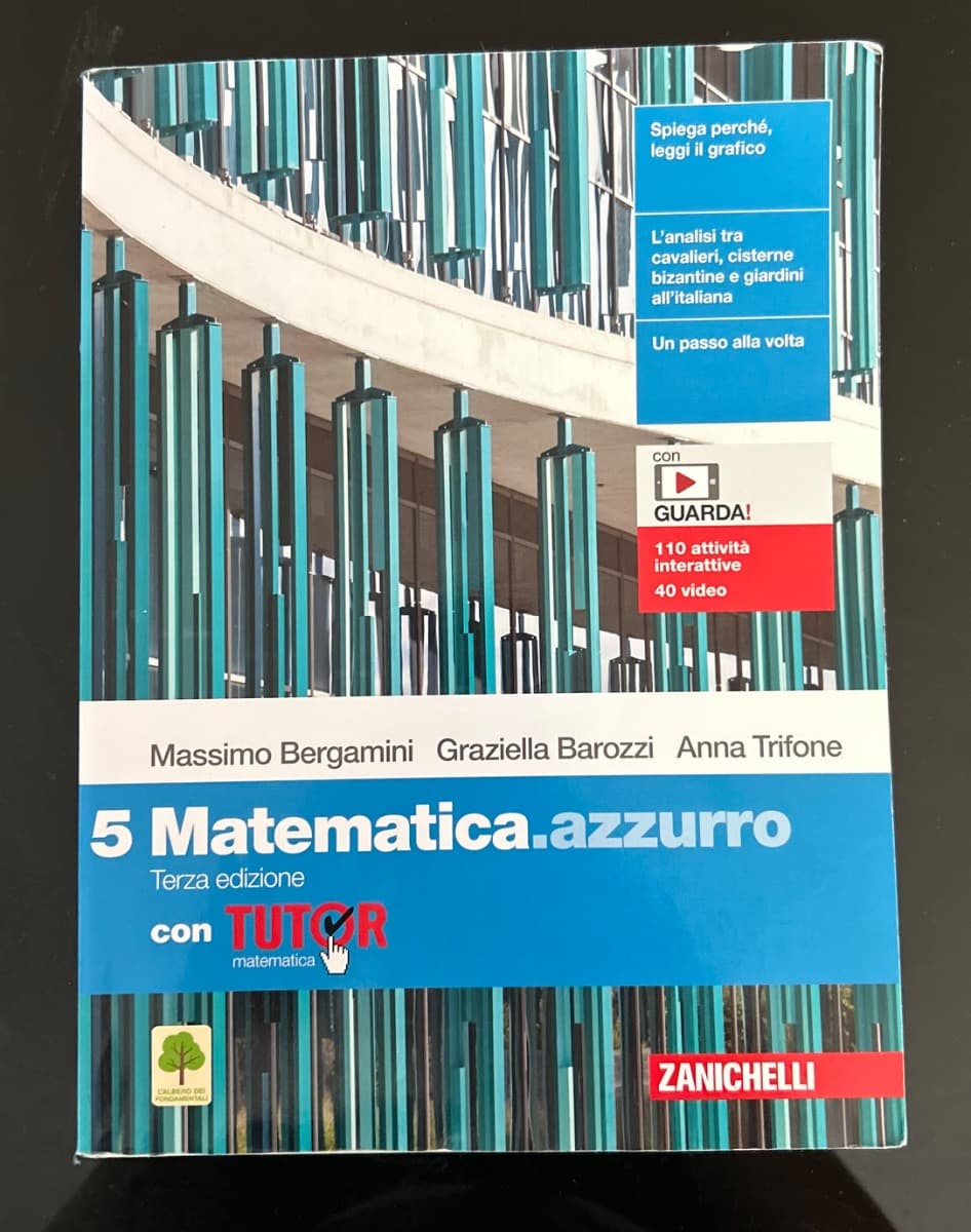 MATEMATICA.AZZURRO 3ED. - VOL. 5 CON TUTOR (LDM) - foto 1