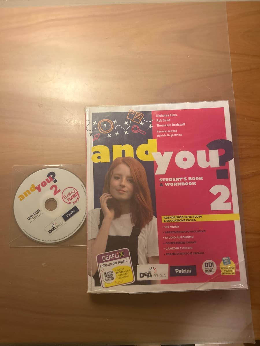 AND YOU?STUDENT'S BOOK & WORKBOOK 2 + EASY EBOOK 2(SU DVD) + EBOOK 2 - foto 1