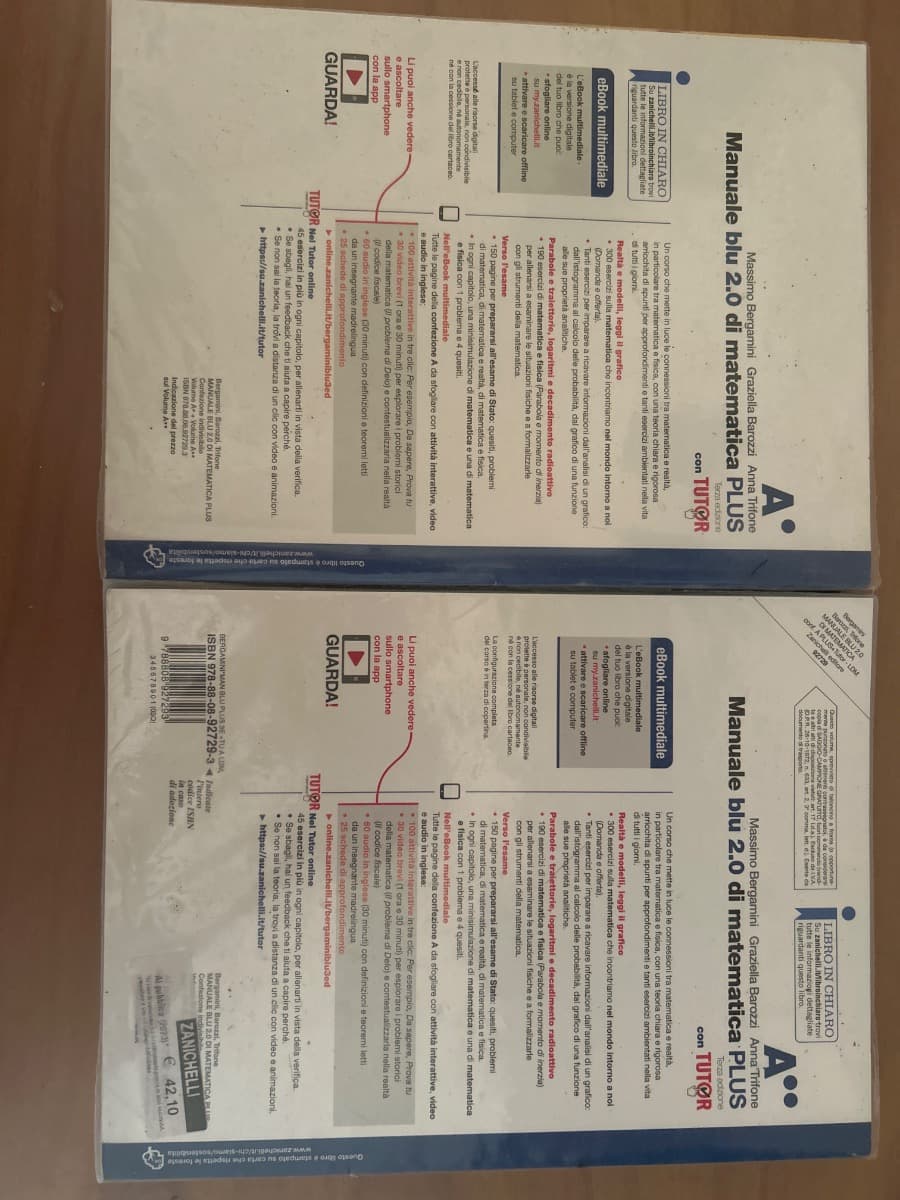 MANUALE BLU 2.0 DI MATEMATICA 3ED. - CONF. A PLUS CON TUTOR (LDM) - foto 2