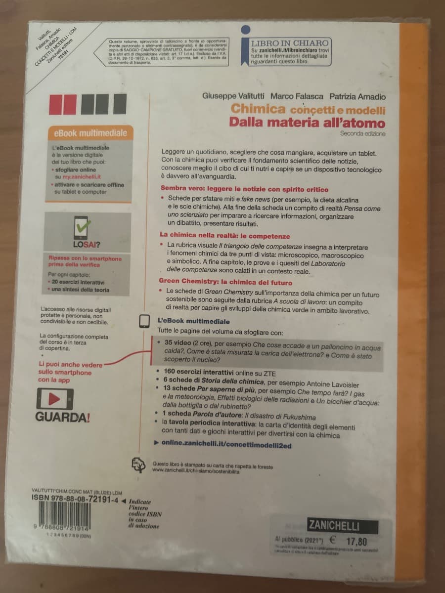 CHIMICA: CONCETTI E MODELLI 2ED. - DALLA MATERIA ALL'ATOMO (LDM) - foto 2