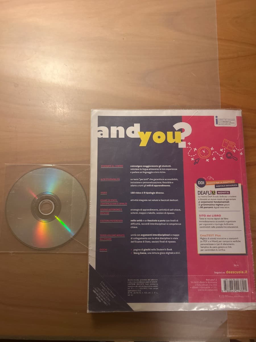 AND YOU?STUDENT'S BOOK & WORKBOOK 2 + EASY EBOOK 2(SU DVD) + EBOOK 2 - foto 2