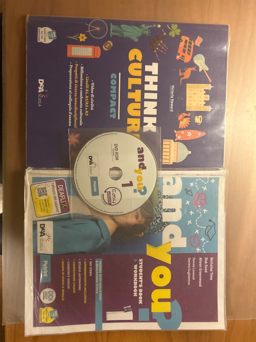 AND YOU?STUDENT'S BOOK & WORKBOOK1+EASY EBOOK1(SU DVD)+EBOOK 1+THINK CULTURE - foto 1