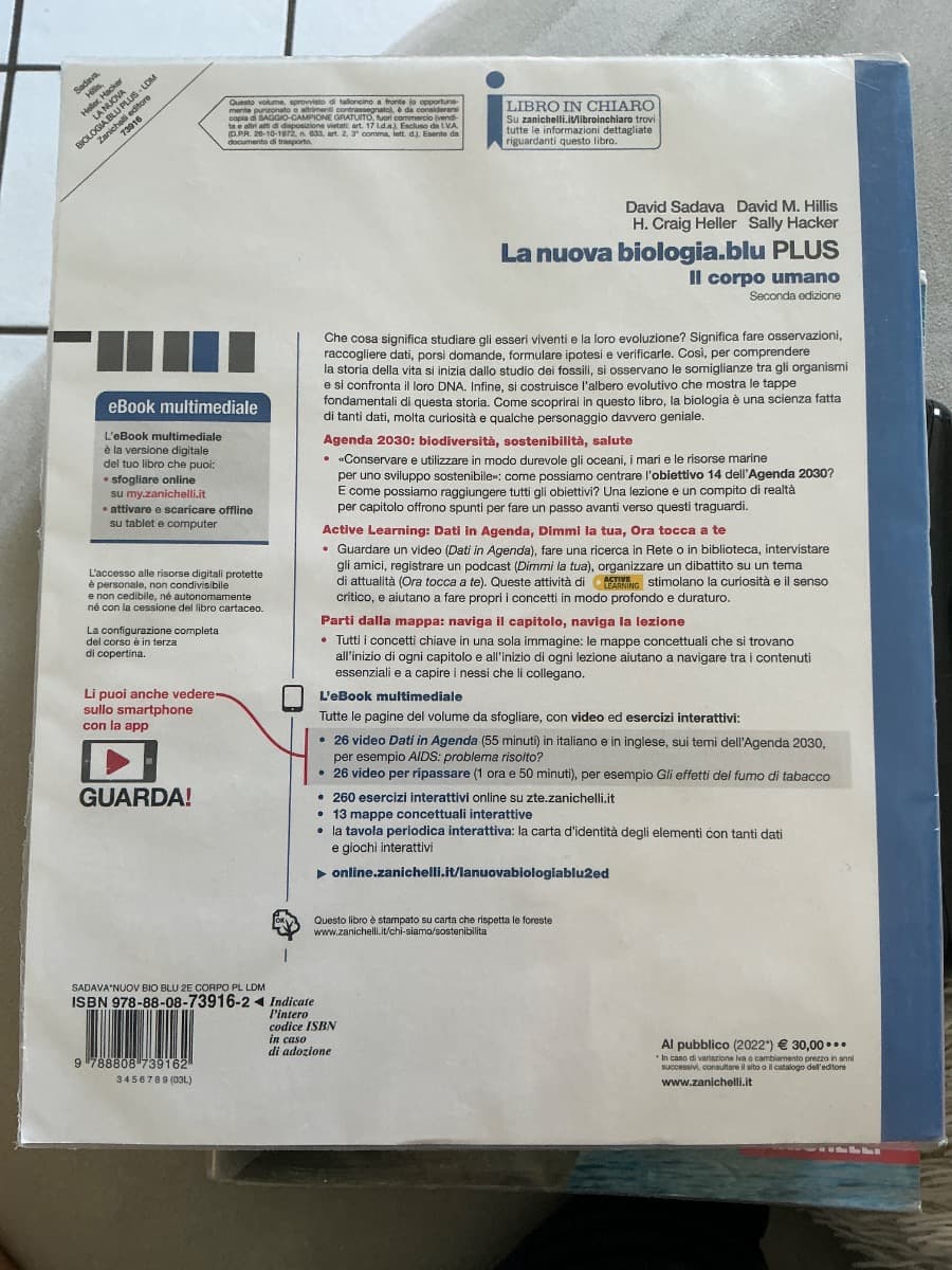 NUOVA BIOLOGIA.BLU 2ED. (LA) - IL CORPO UMANO PLUS (LDM) - foto 2
