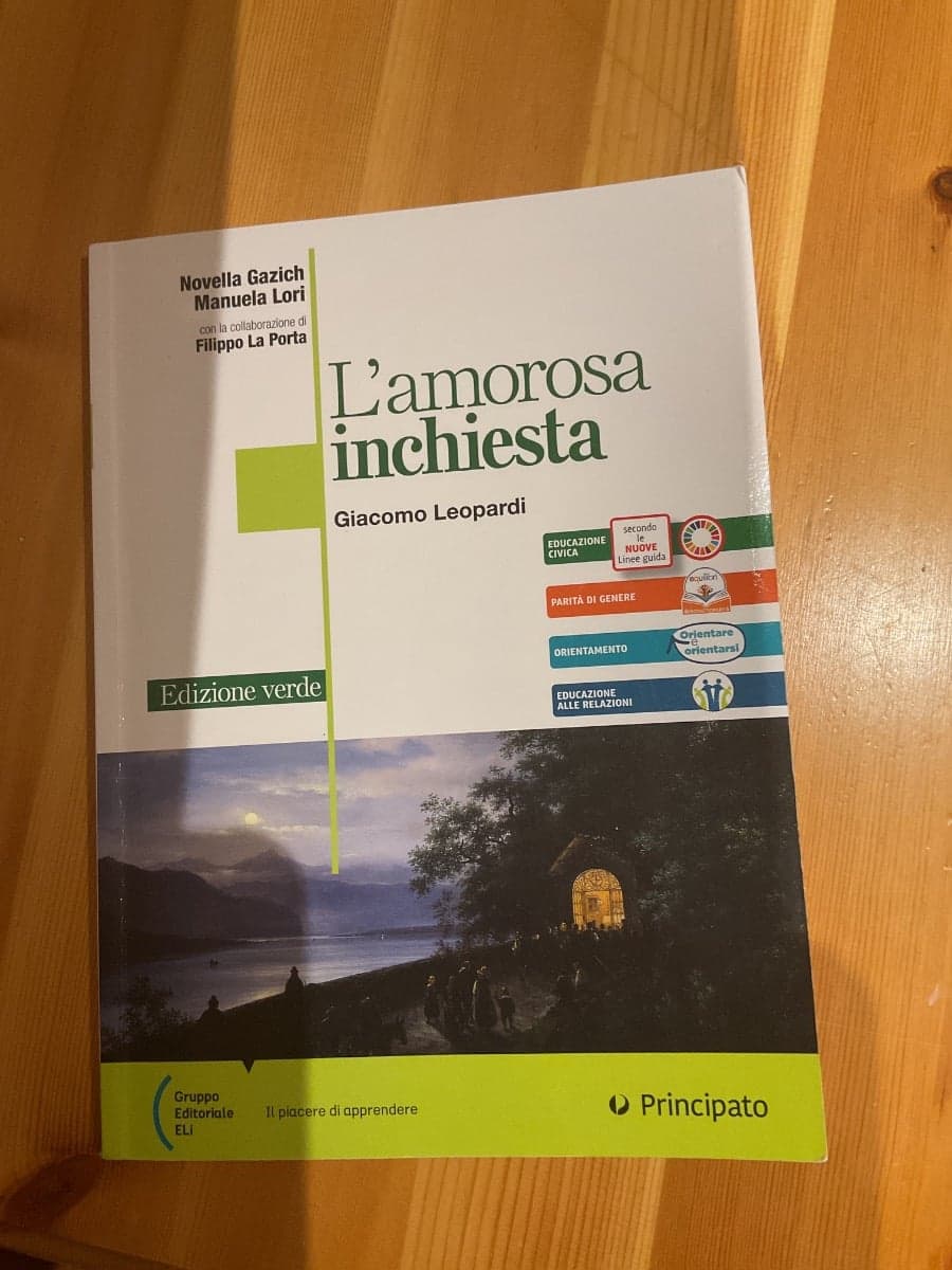AMOROSA INCHIESTA ED. VERDE LEOPARDI - foto 1