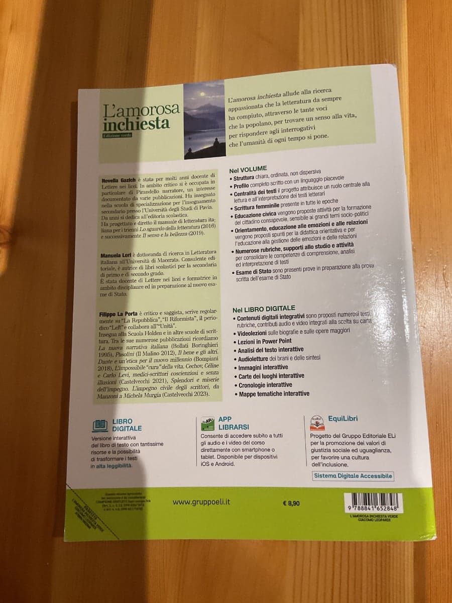 AMOROSA INCHIESTA ED. VERDE LEOPARDI - foto 2