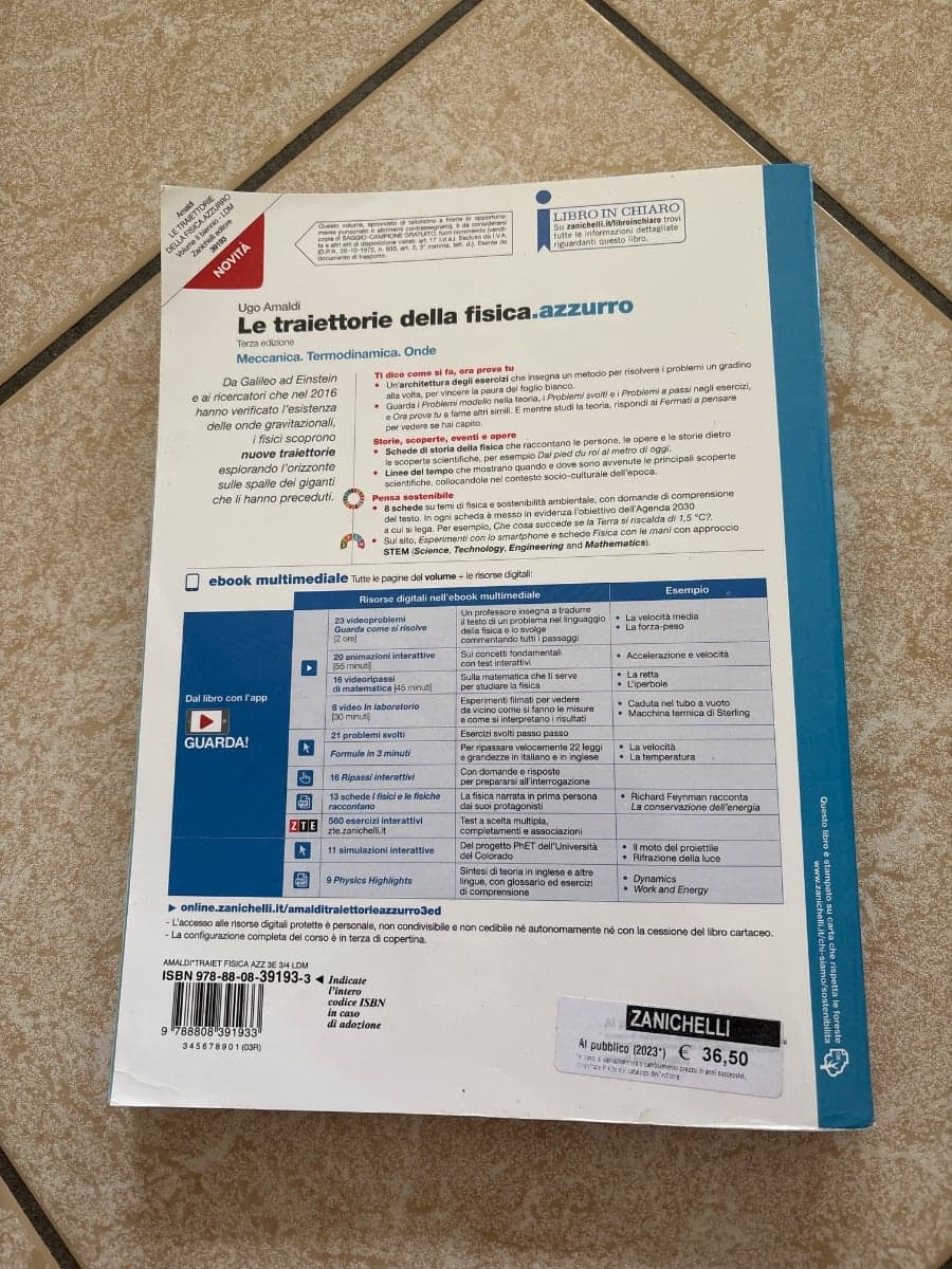 TRAIETTORIE DELLA FISICA.AZZURRO (LE) 3ED - VOLUME SECONDO BIENNIO (LDM) - foto 2