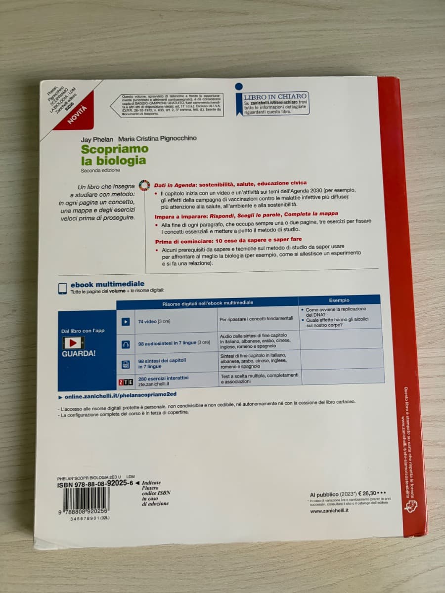 SCOPRIAMO LA BIOLOGIA 2ED - VOLUME U (LDM) - foto 2