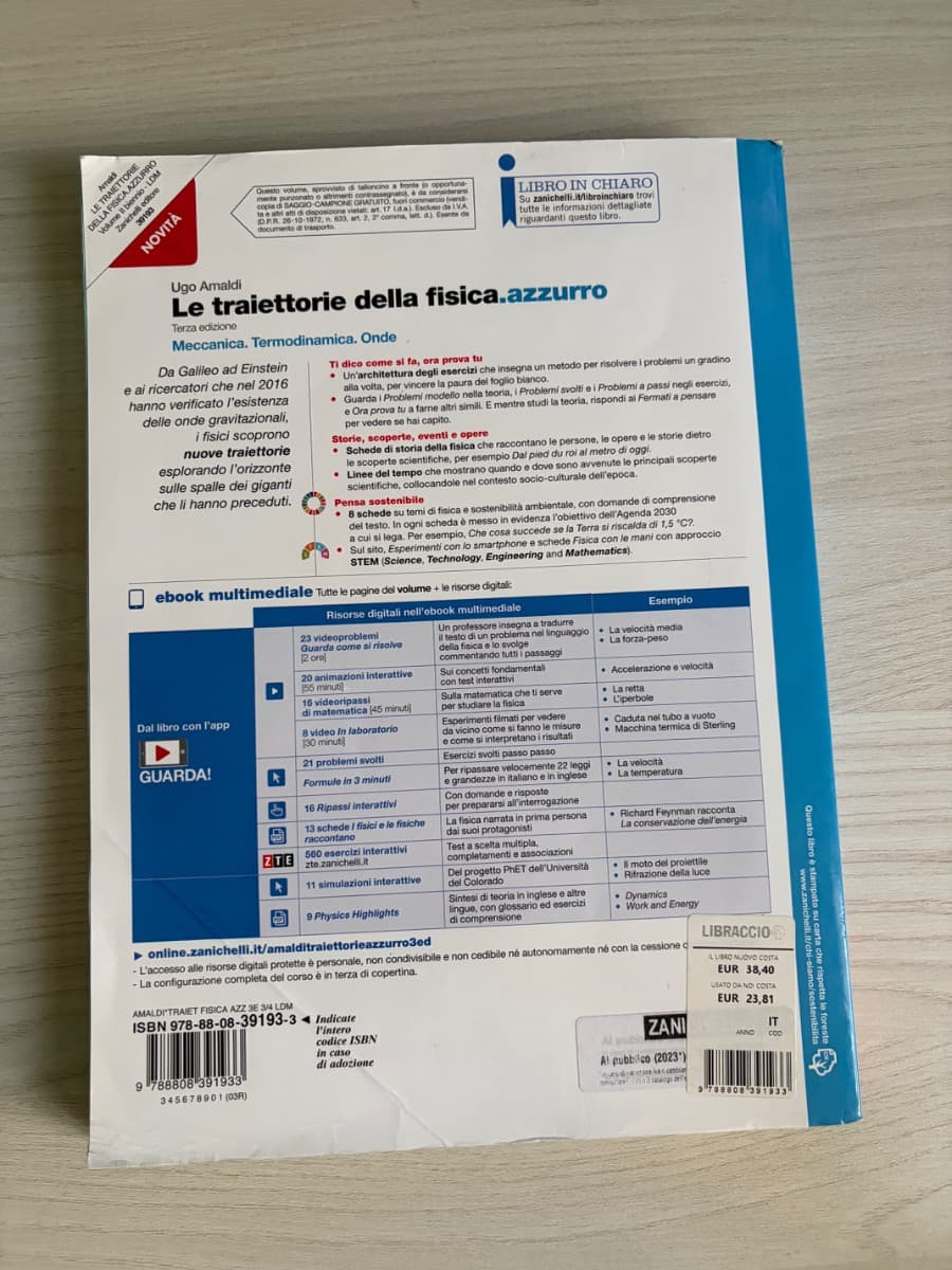 TRAIETTORIE DELLA FISICA.AZZURRO (LE) 3ED - VOLUME SECONDO BIENNIO (LDM) - foto 2