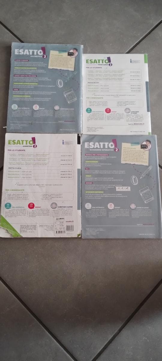 ESATTO! ARITMETICA 2 + GEOMETRIA 2 + QUADERNO OPERATIVO 2 + PRONTUARIO 2 - foto 2