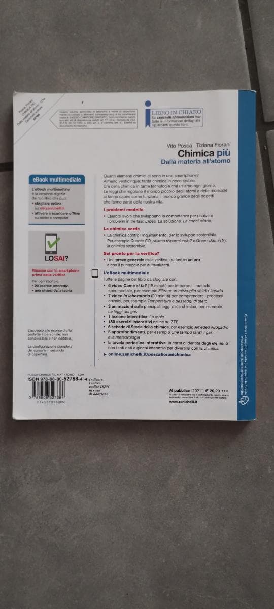 CHIMICA PIÙ - DALLA MATERIA ALL'ATOMO (LDM) - foto 2