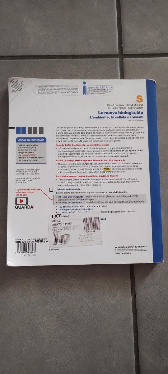 NUOVA BIOLOGIA.BLU 2ED. (LA) - L'AMBIENTE, LA CELLULA E I VIVENTI S (LDM) - foto 2