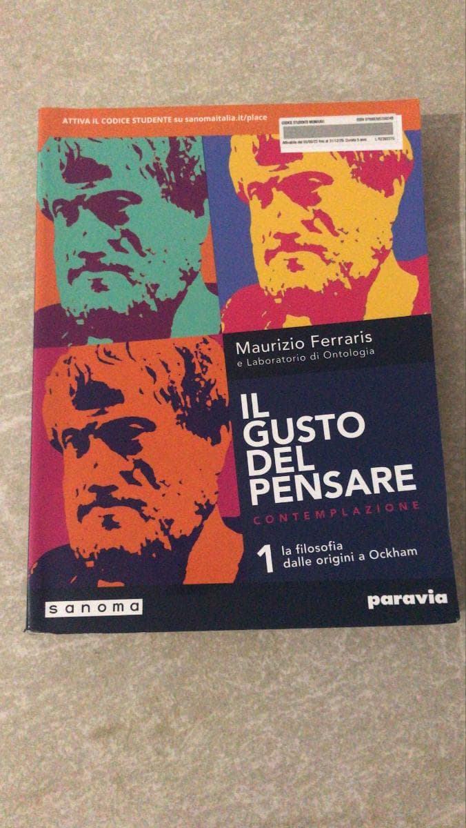 IL GUSTO DEL PENSARE (VOL.1) - LA FILOSOFIA DALLE ORIGINI A OCKHAM - foto 1