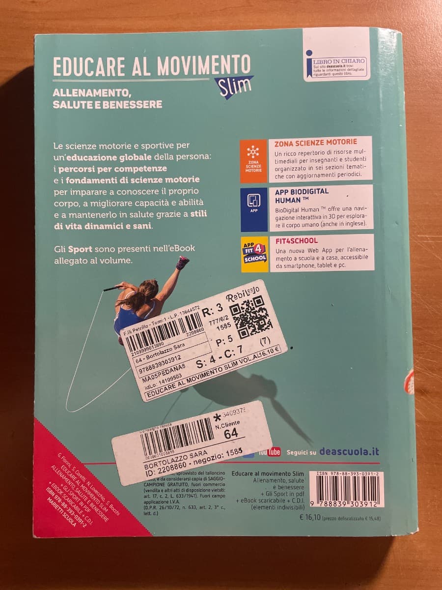 EDUCARE AL MOVIMENTO SLIM-VOL.ALLEN.SALUTE E BEN.SLIM+EB+ VOL.SPORT IN PDF - foto 2