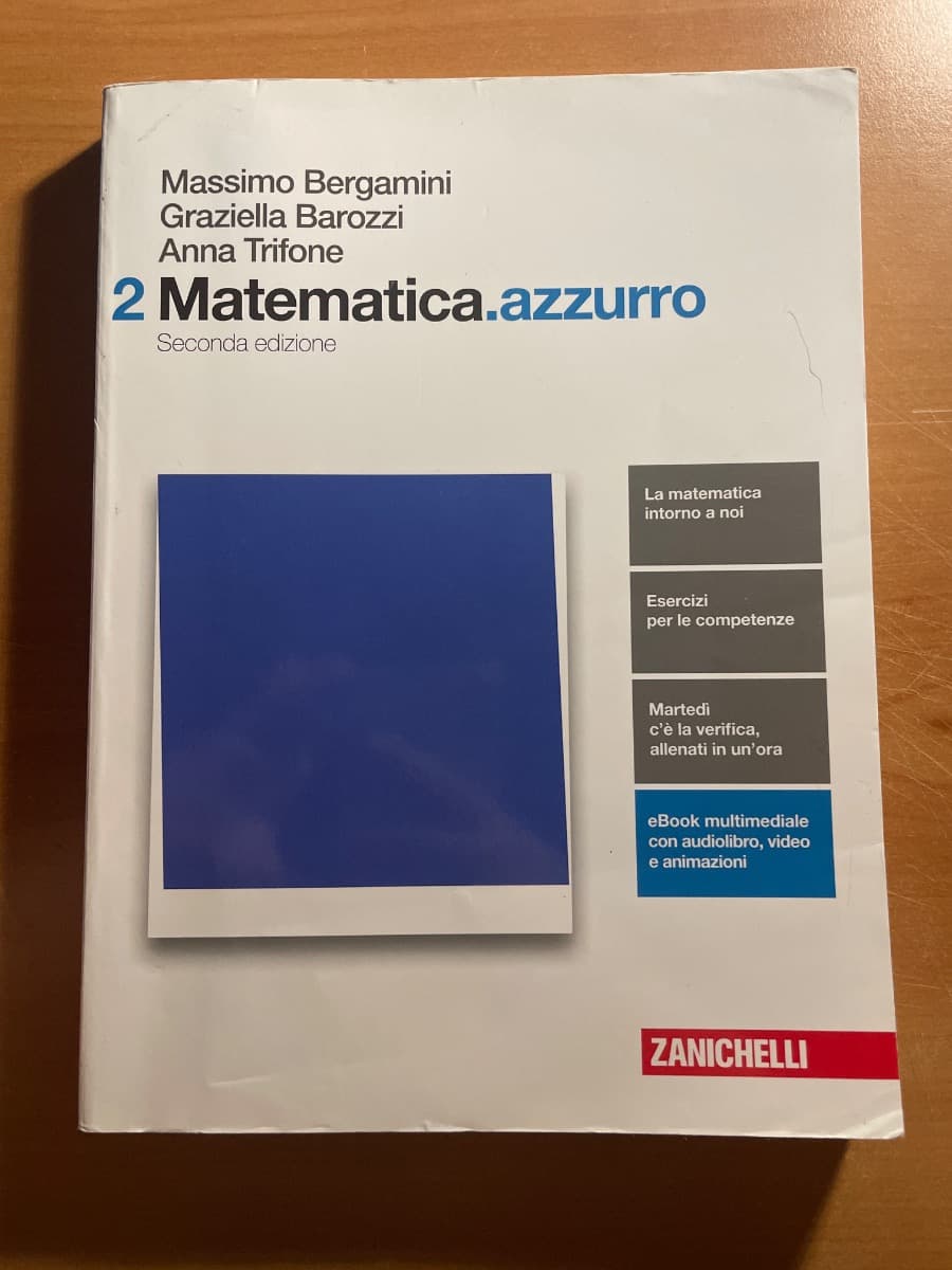 MATEMATICA.AZZURRO 2ED. - VOLUME 2 (LDM) - foto 1