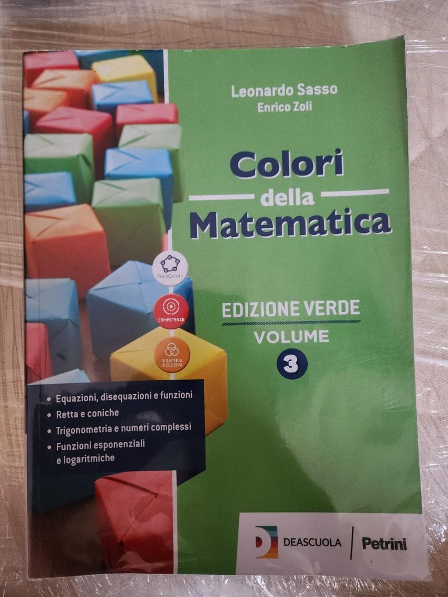 COLORI DELLA MATEMATICA - EDIZIONE VERDE VOL. 3 + EBOOK - foto 1
