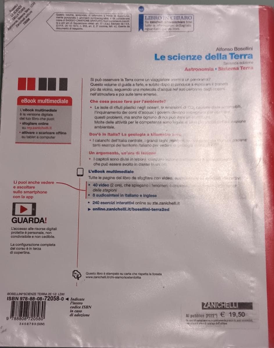 SCIENZE DELLA TERRA 2ED. (LE) - VOL. PRIMO BIENNIO (LDM) - foto 2