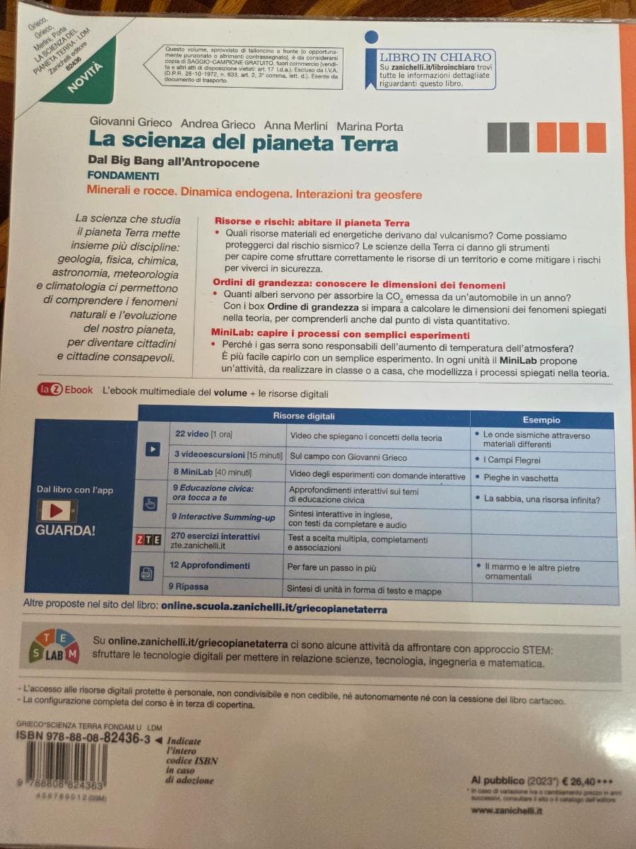 SCIENZA DEL PIANETA TERRA (LA) - FONDAMENTI (LDM) - foto 2