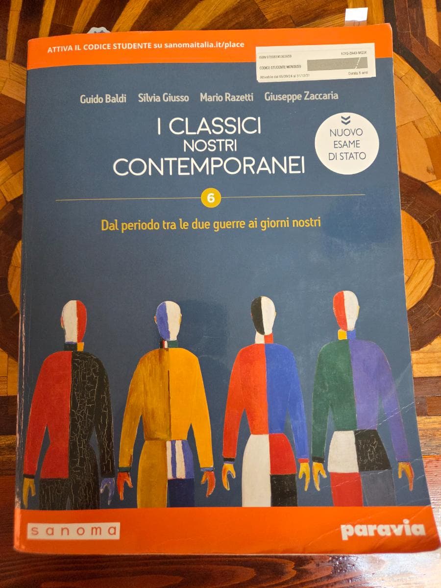 CLASSICI NOSTRI CONTEMPORANEI 6 EDIZIONE NUOVO ESAME DI STATO (I) - foto 1