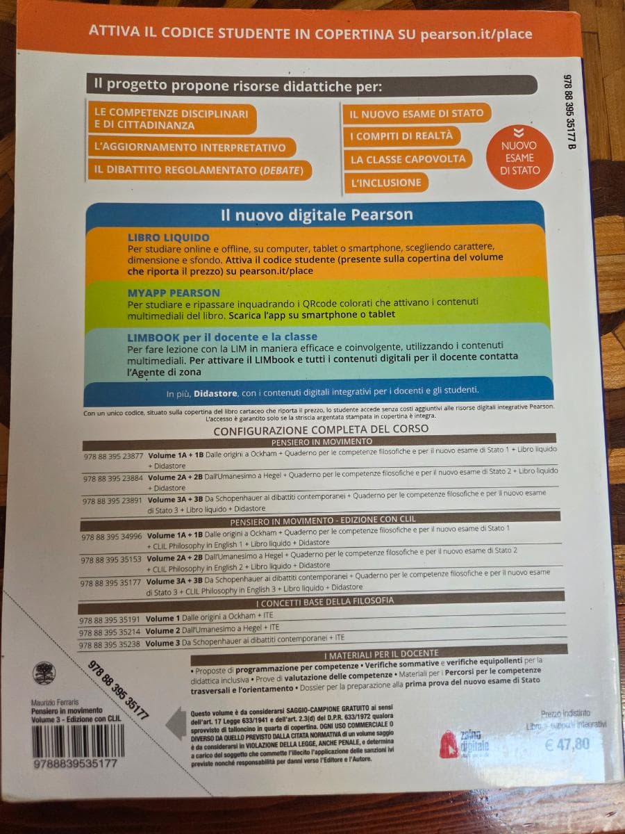 PENSIERO IN MOVIMENTO 3 - EDIZIONE CON CLIL - foto 2