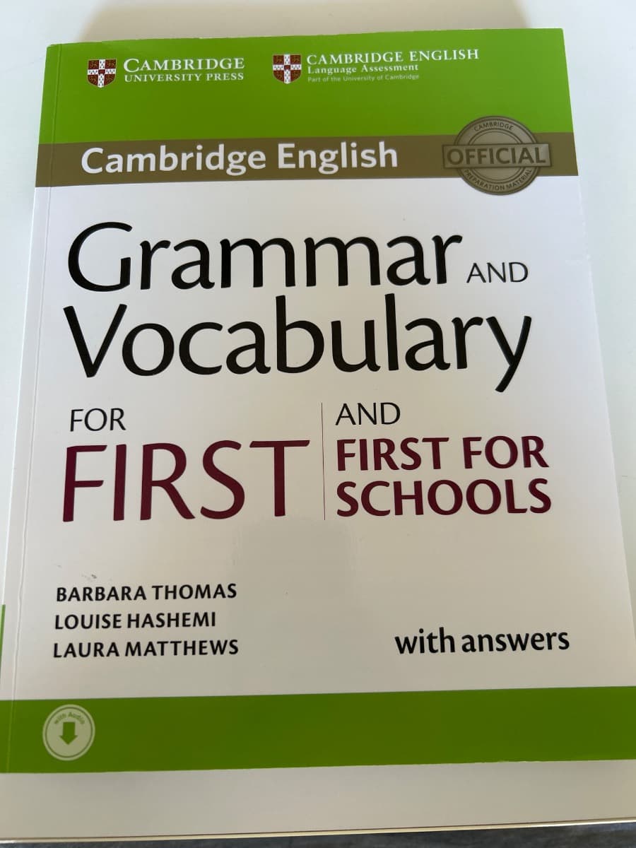 GRAMMAR AND VOCABULARY FOR FIRST AND FIRST FOR SCHOOLS - foto 1