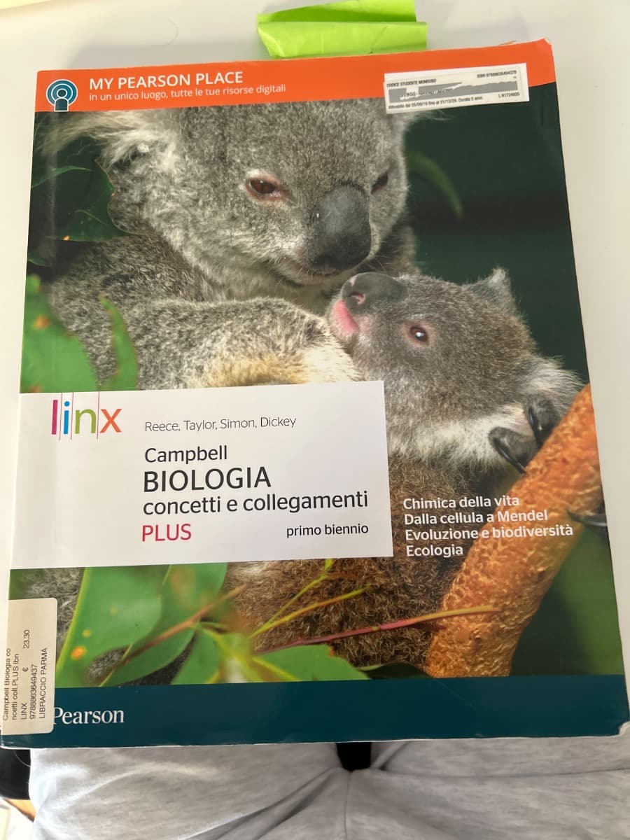 CAMPBELL BIOLOGIA CONCETTI E COLLEGAMENTI PLUS - PRIMO BIENNIO - foto 1