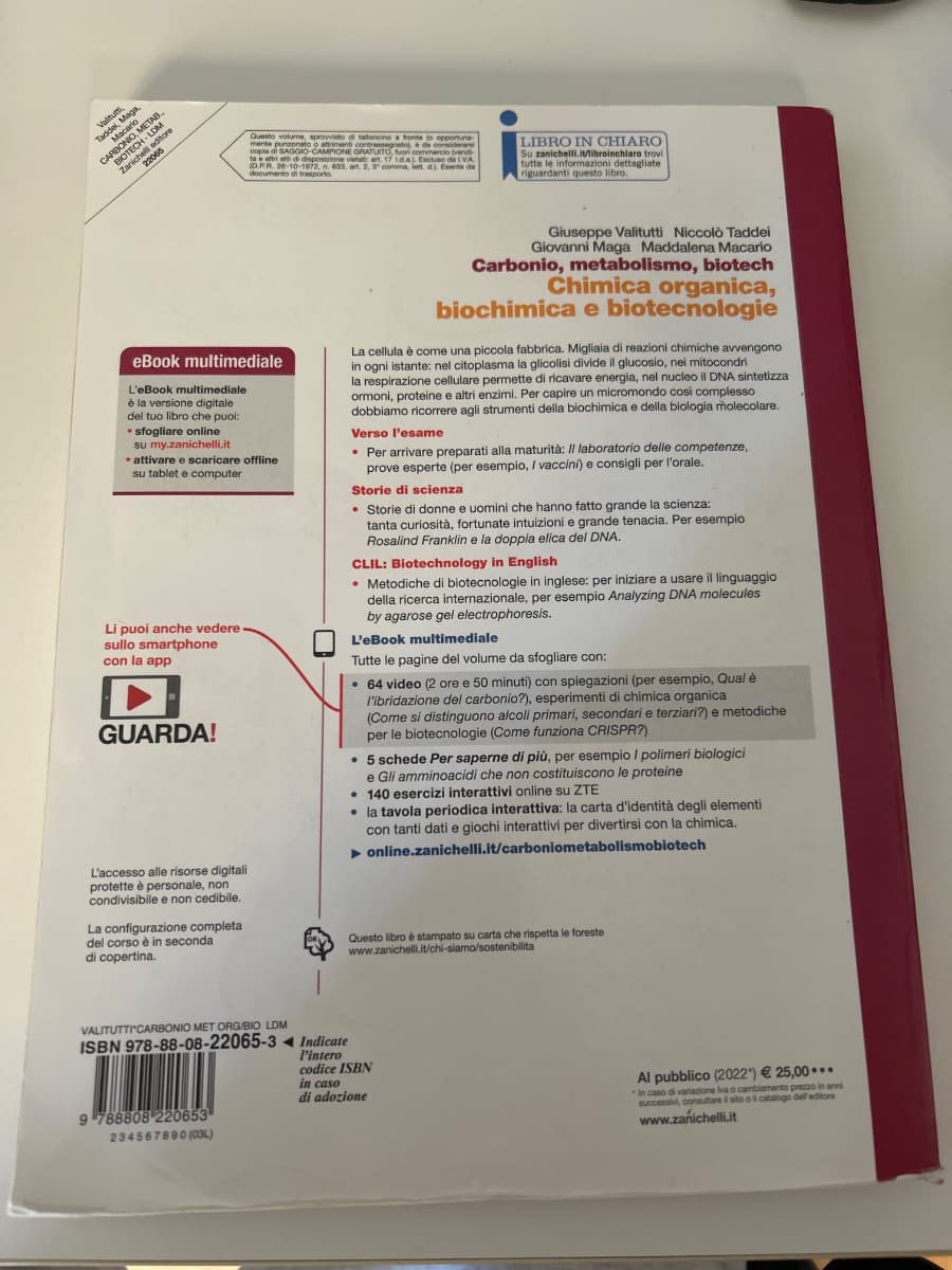 CARBONIO, METABOLISMO, BIOTECH (LDM) - foto 2