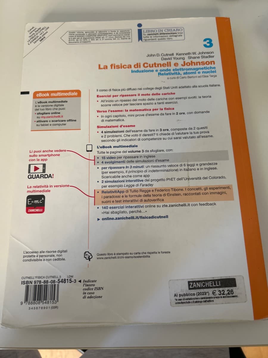 FISICA DI CUTNELL E JOHNSON (LA) - VOLUME 3 (LDM) - foto 2