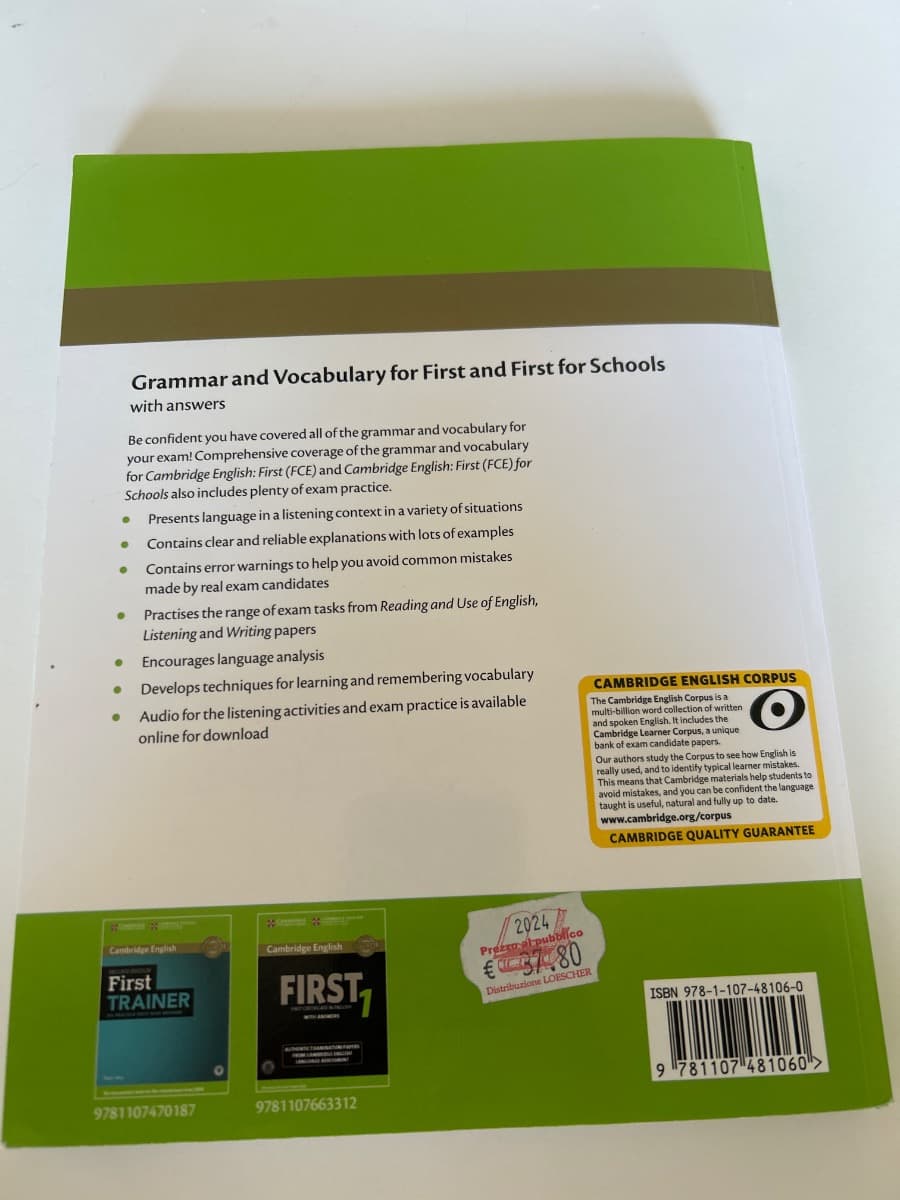 GRAMMAR AND VOCABULARY FOR FIRST AND FIRST FOR SCHOOLS - foto 2