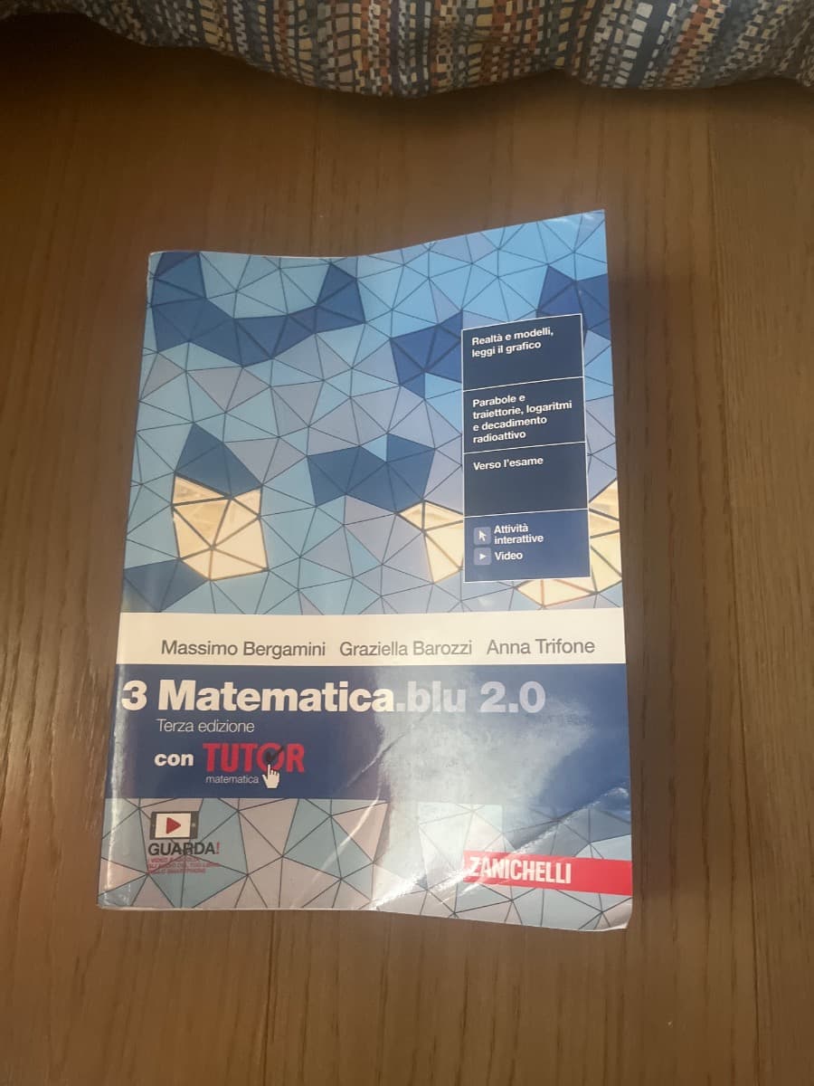 MATEMATICA BLU 2.0 3ED. - VOL. 3 CON TUTOR (LDM) - foto 1