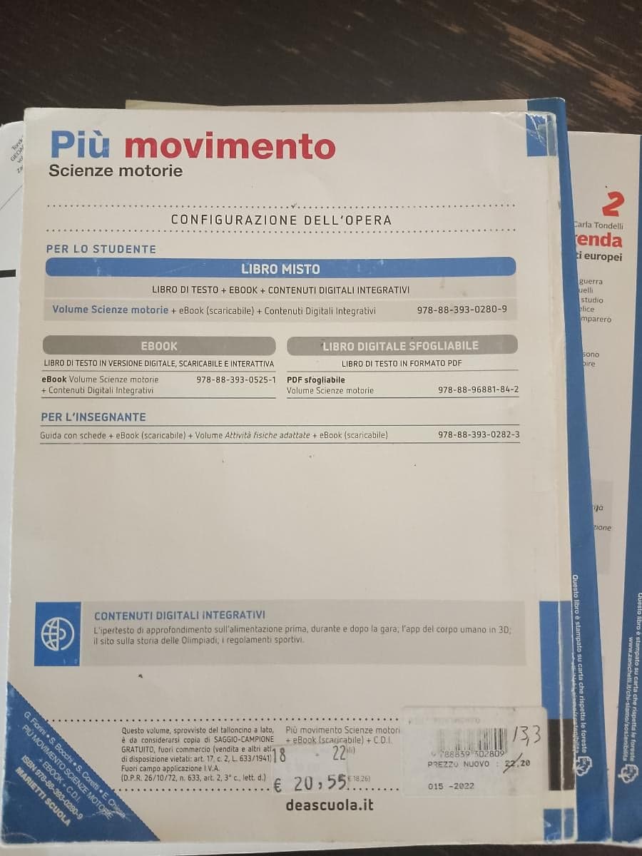 PIU' MOVIMENTO VOLUME UNICO + EBOOK - foto 2
