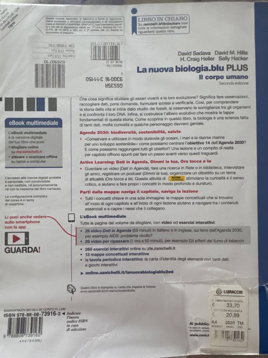 NUOVA BIOLOGIA.BLU 2ED. (LA) - IL CORPO UMANO PLUS (LDM) - foto 2
