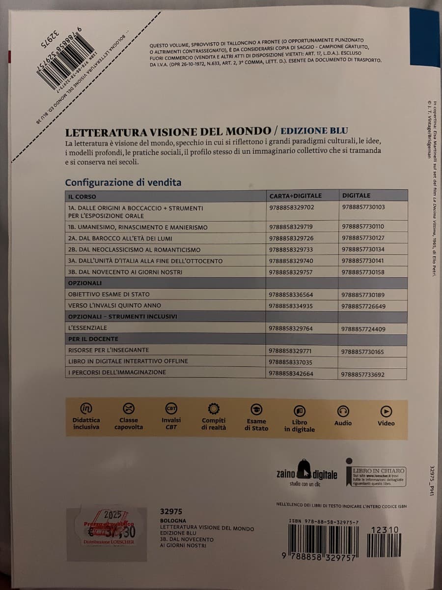 LETTERATURA VISIONE MONDO V.3B - foto 2