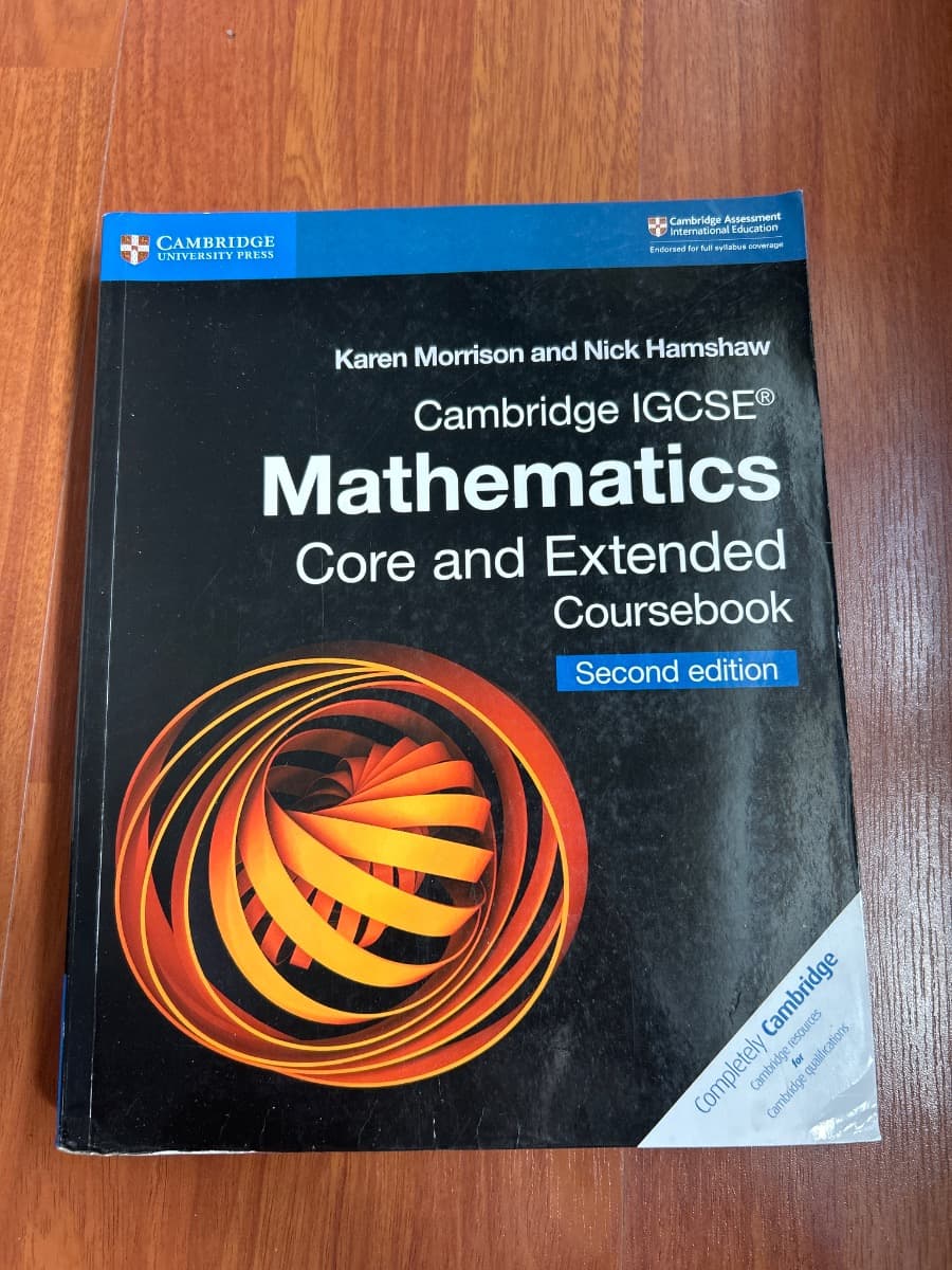 CAMBRIDGE IGCSE MATHEMATICS 2ND ED: CORE AND EXTENDED COURSEBOOK WITH CD-ROM - foto 1