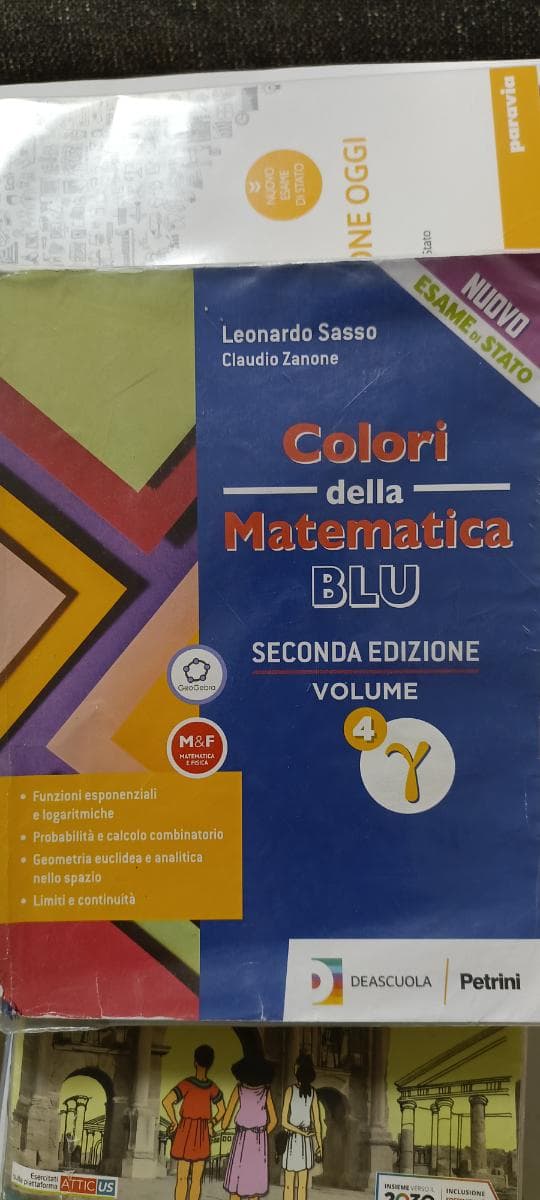 COLORI DELLA MATEMATICA - ED.BLU AGGIORNATA-L SCIENTIF VOLUME 4 GAMMA + EBOOK - foto 1