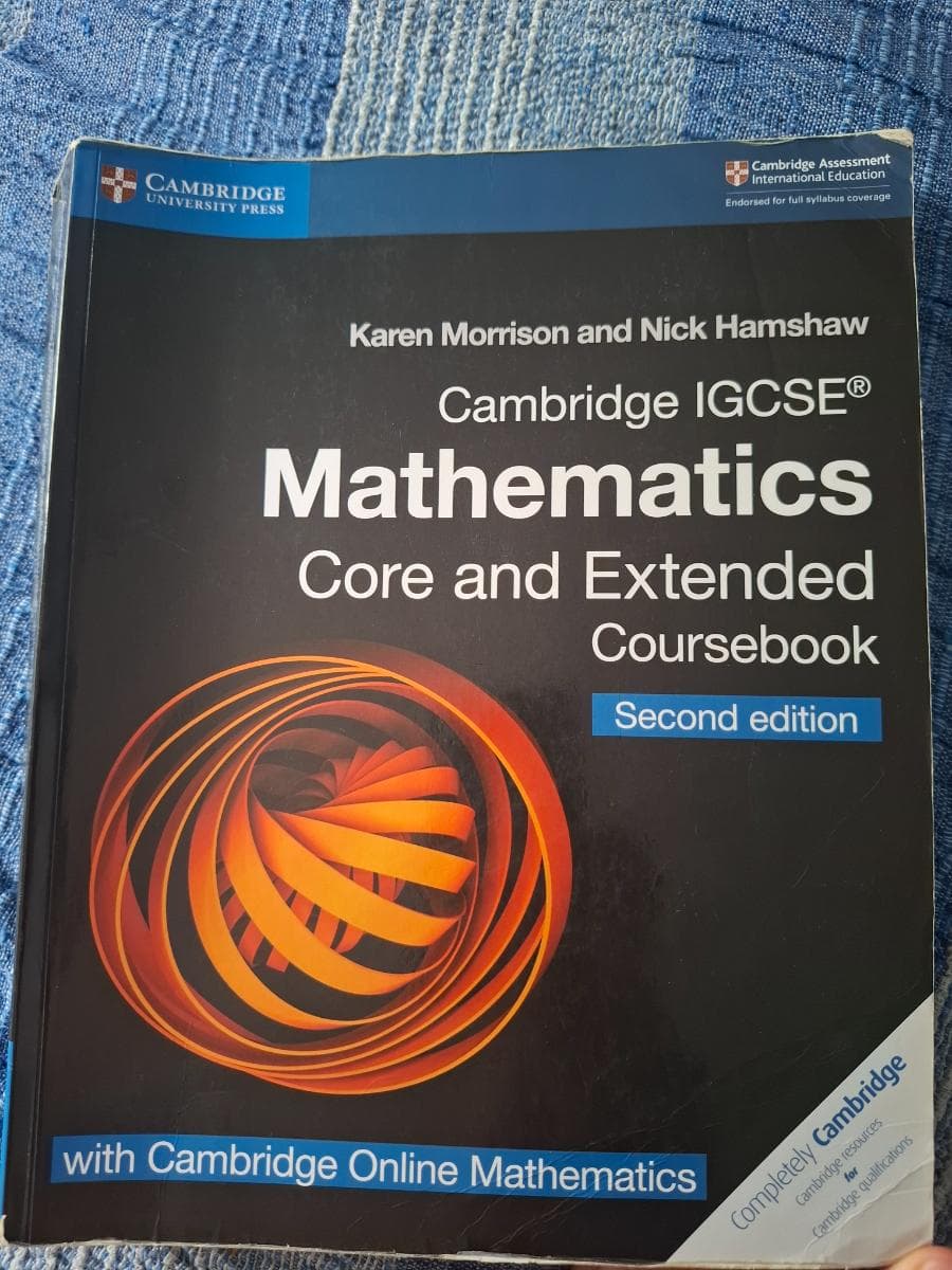 CAMBRIDGE IGCSE MATHEMATICS 2ND ED: CORE AND EXTENDED COURSEBOOK - foto 1