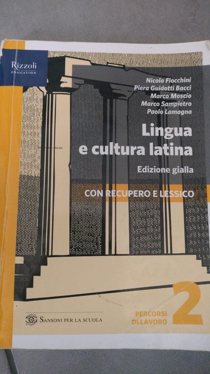 LINGUA E CULTURA LATINA ED. GIALLA - LIBRO MISTO CON LIBRO DIGITALE - foto 1
