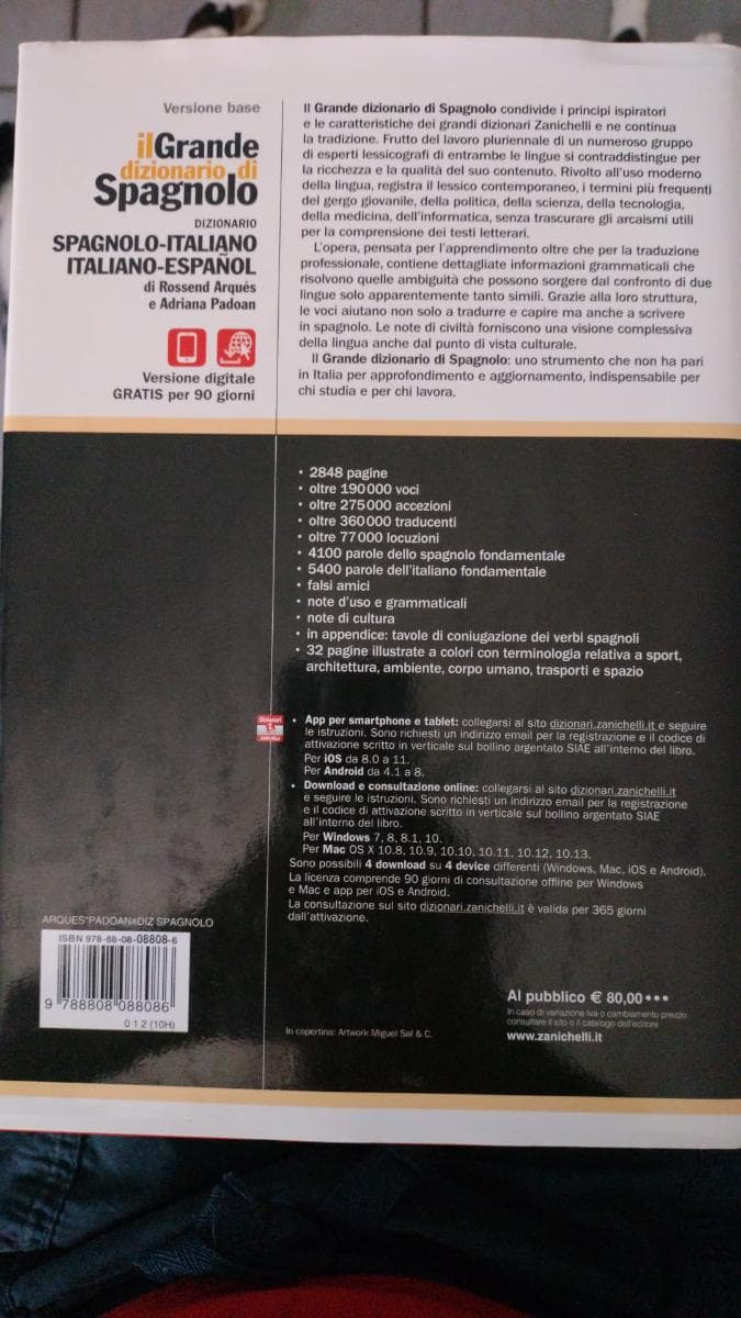 GRANDE DIZIONARIO DI SPAGNOLO - COFANETTO VOLUME + LICENZA ONLINE - foto 2
