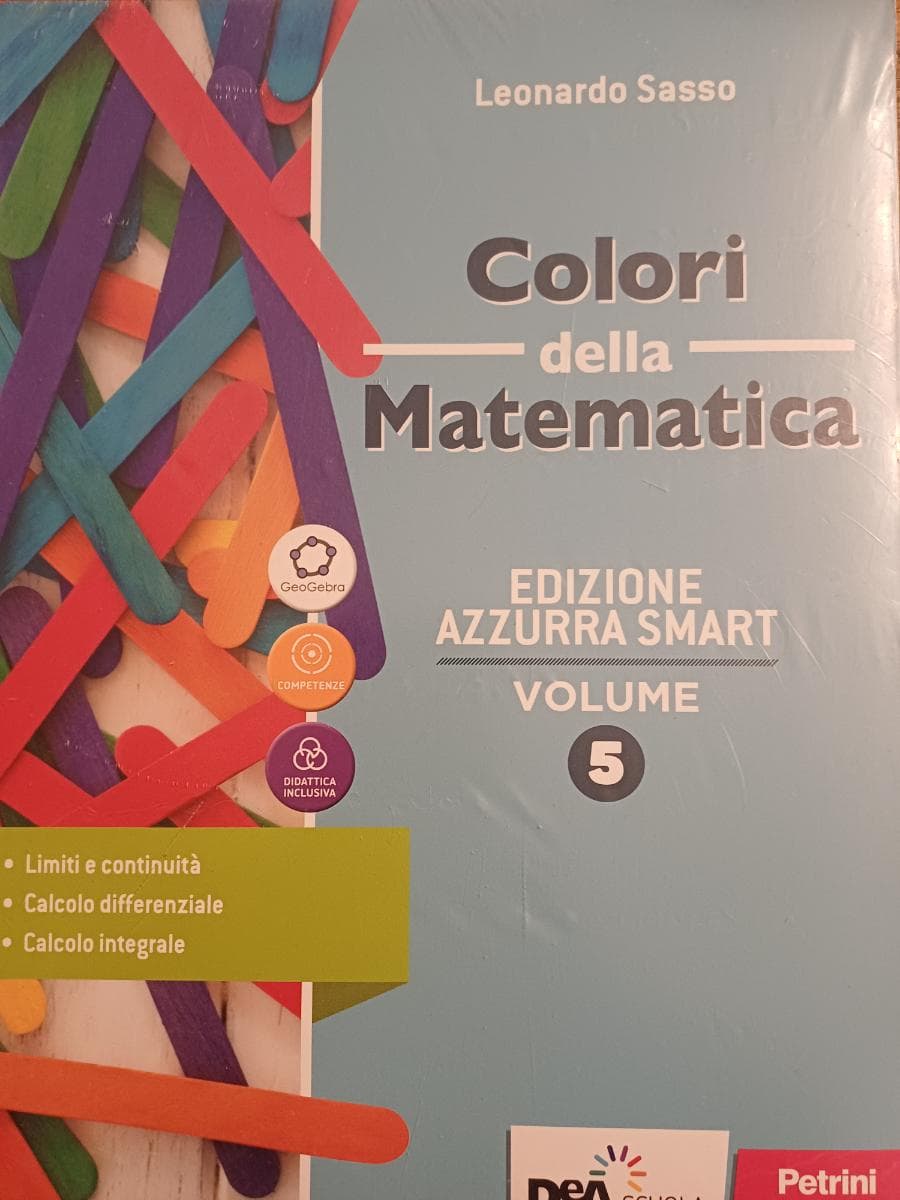 COLORI DELLA MATEMATICA ED.AZZURRA SMART-VOL.5+QUAD.INCLUSIONE E REC 5+EBOOK - foto 1