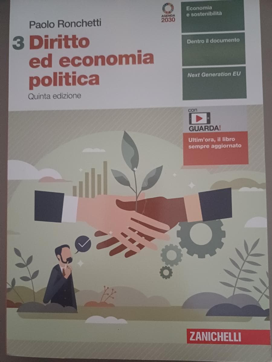 DIRITTO ED ECONOMIA POLITICA 5ED - VOLUME 3 (LDM) - foto 1